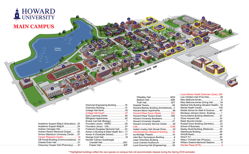 Campus Facilities And Space Utilization | Howard University